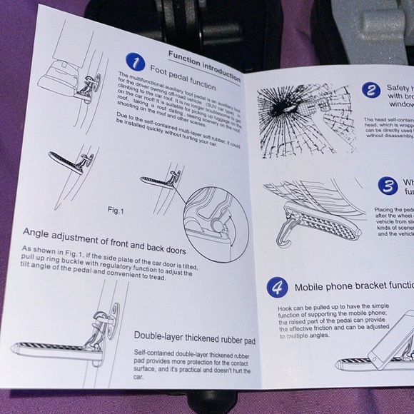 New 2 PCS Car Doorstep, Universal Fit.., Max Load 500 lbs (Silver) - Picture 9 of 11